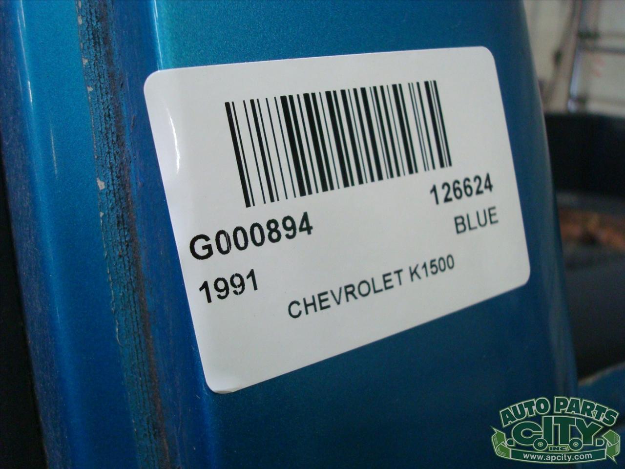 Chevrolet C/K 1500 Reg. Cab Sportside 4WD 1991