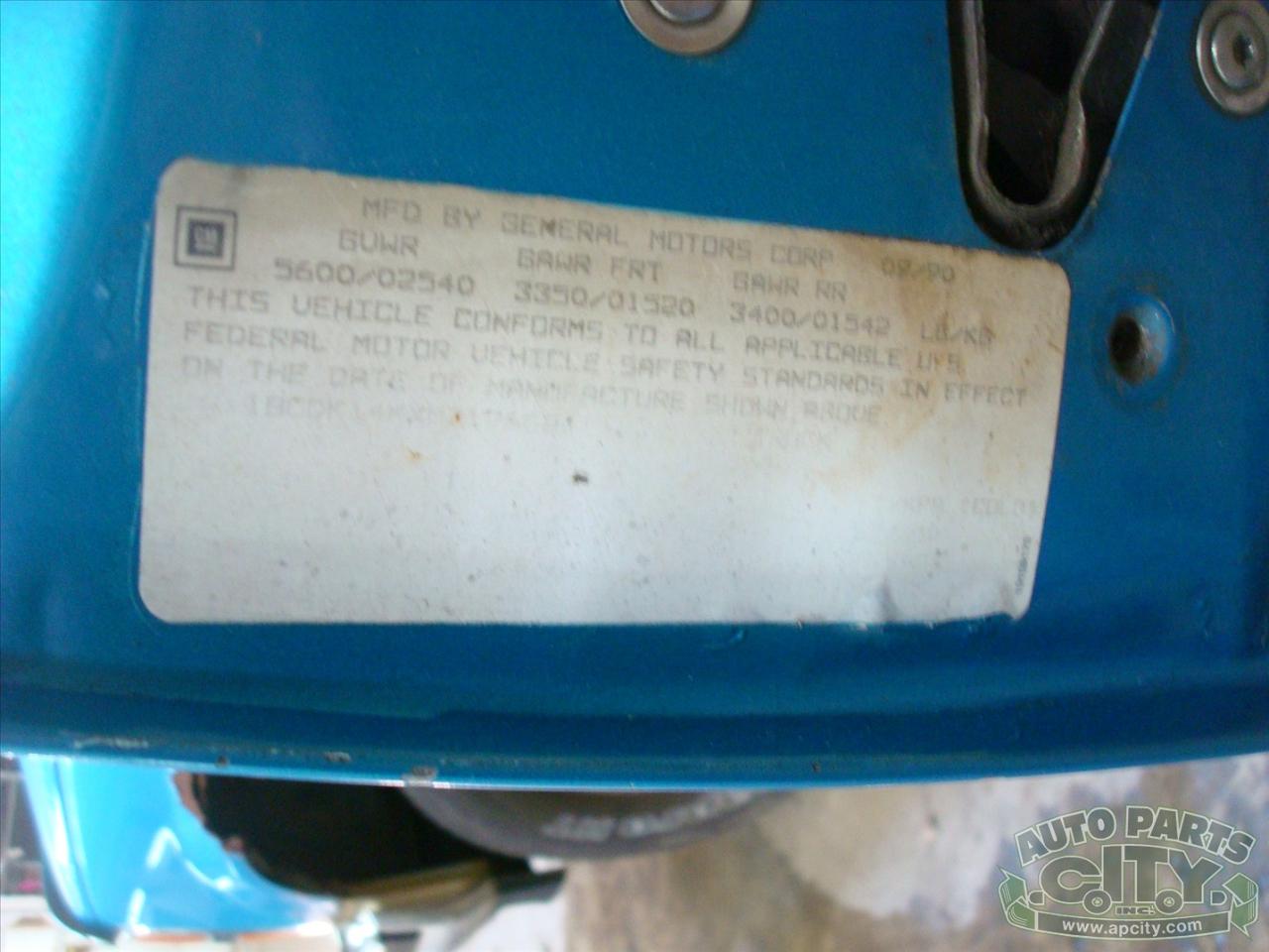 Chevrolet C/K 1500 Reg. Cab Sportside 4WD 1991