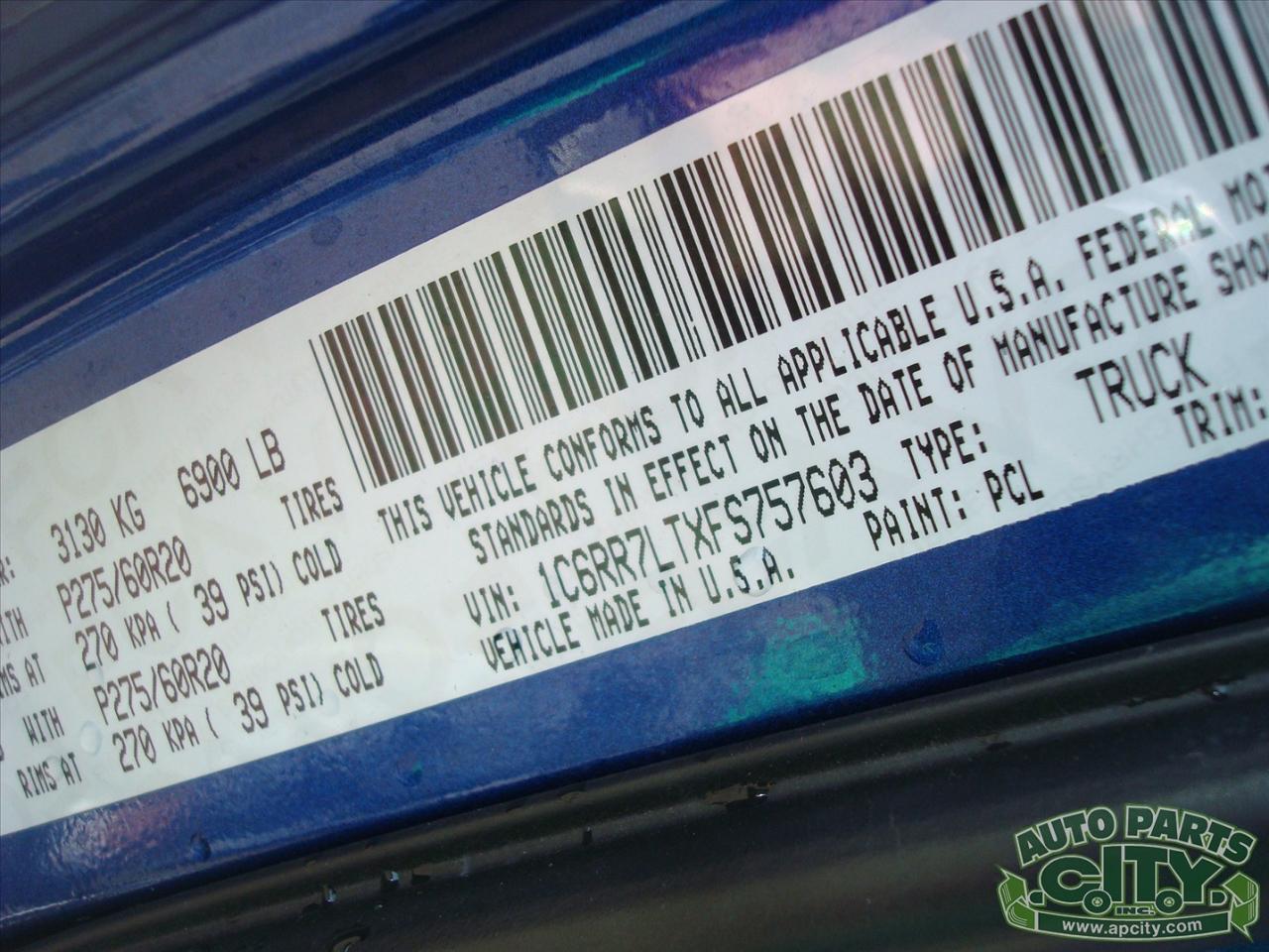 RAM 1500 SLT Crew Cab SWB 4WD 2015