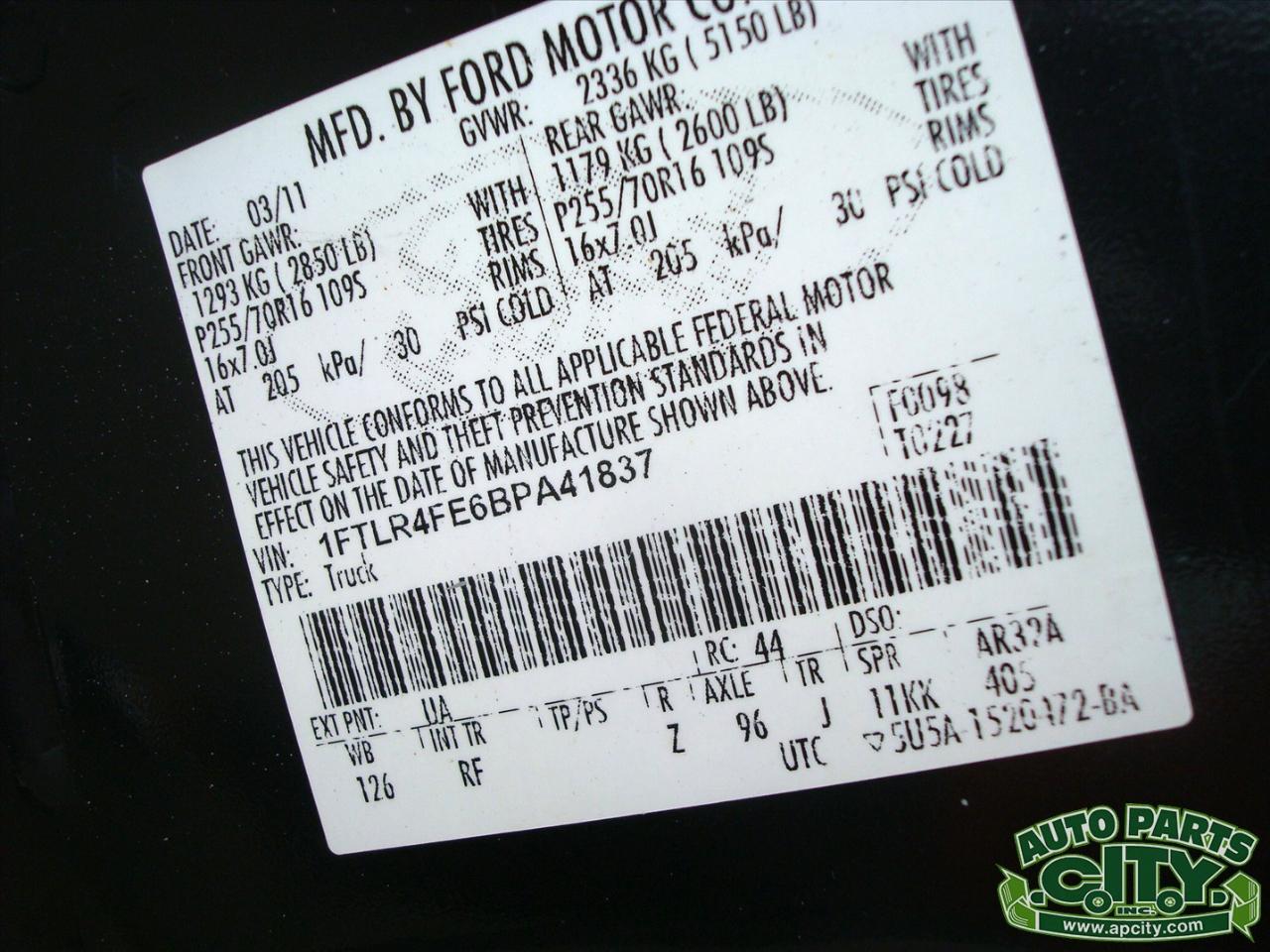 Ford Ranger XLT SuperCab 4-Door 4WD 2011