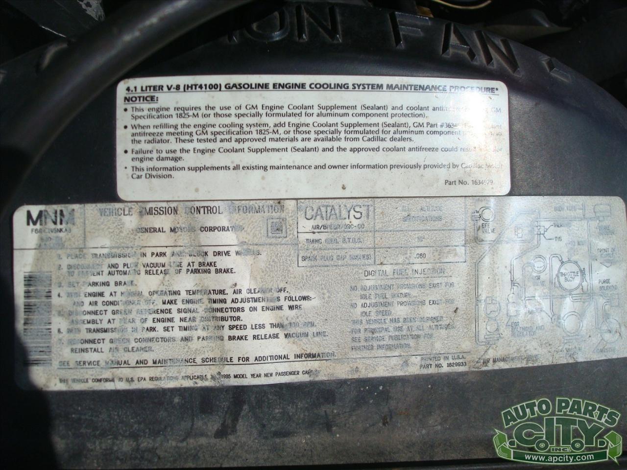 Cadillac Eldorado Coupe 1985