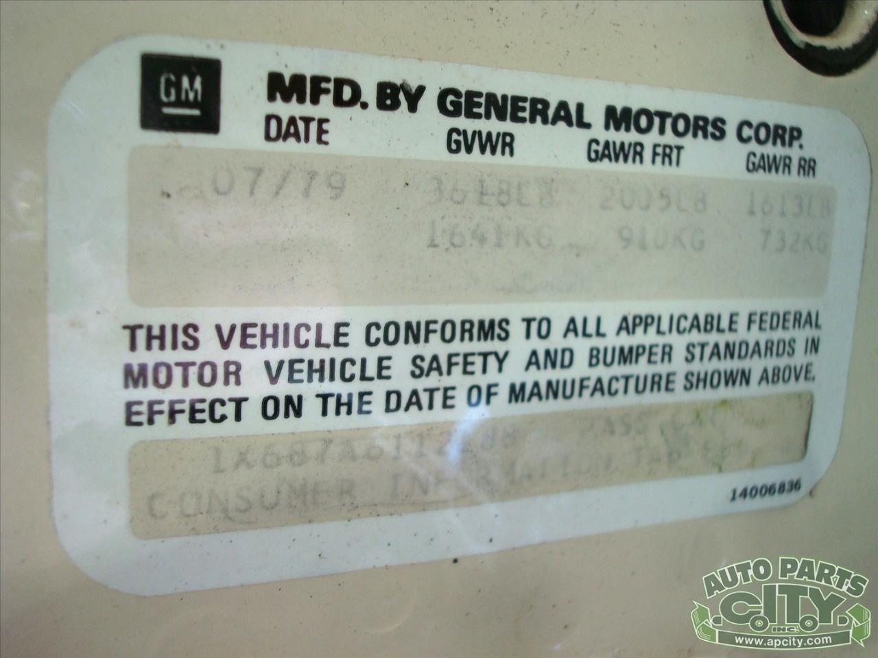 Chevrolet Citation  1980