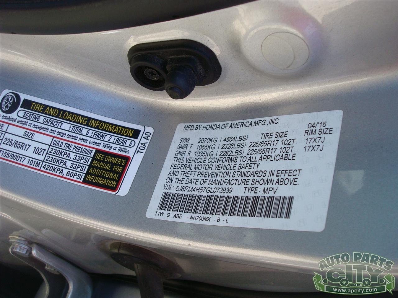 Honda CR-V EX AWD 2016