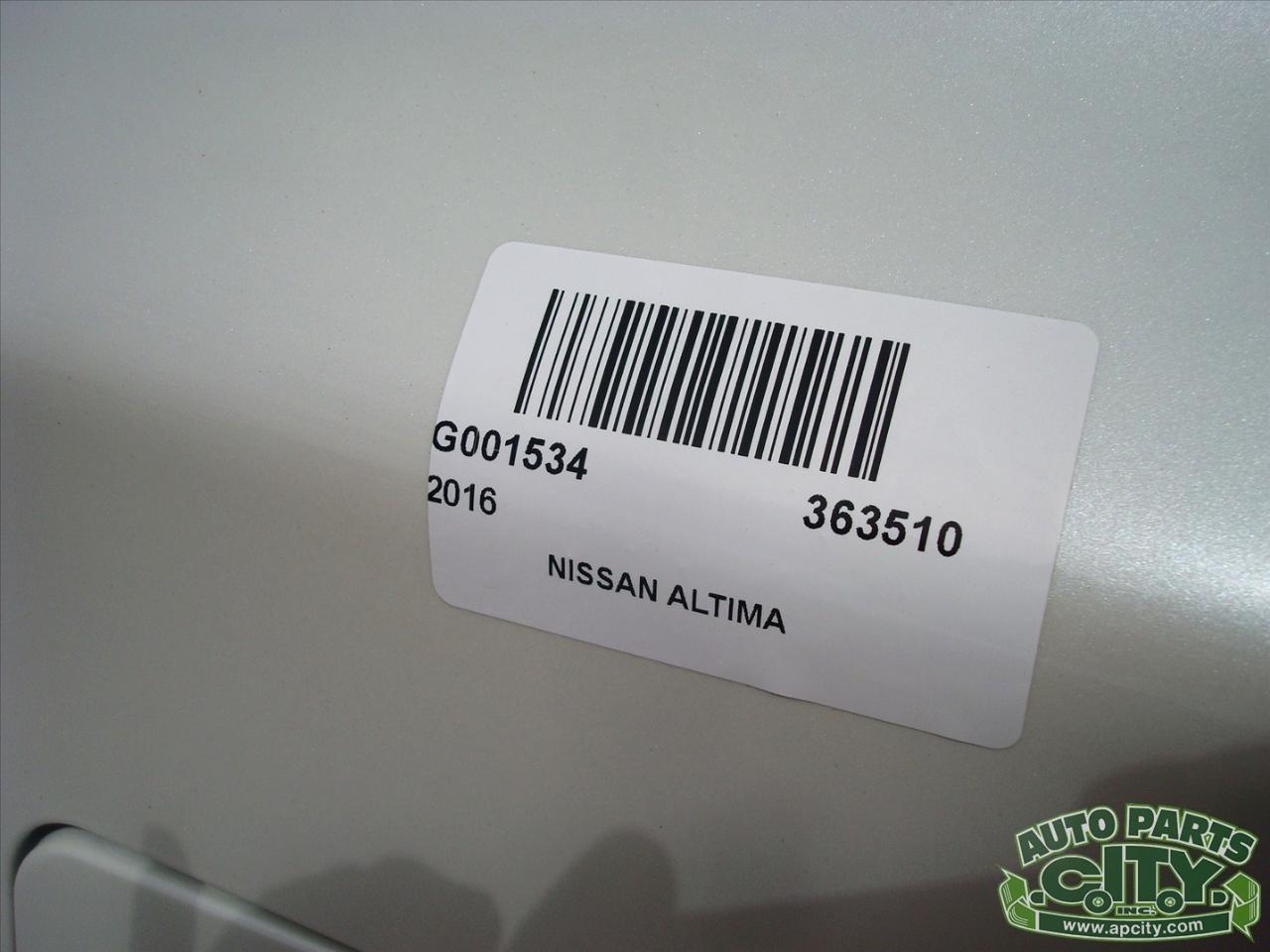 Nissan Altima 2.5 Sedan 2016