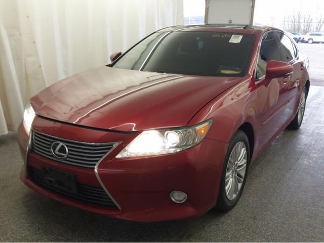 Red 2014 Lexus ES 350 FWD Sedan Front-Wheel Drive Automatic