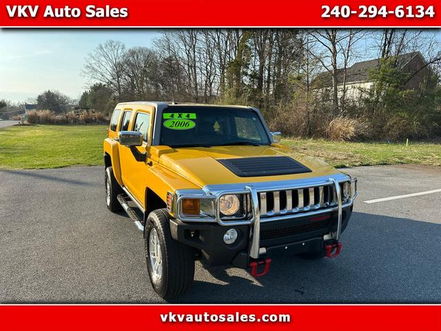 Yellow 2006 Hummer H3 SUV / Crossover Four-Wheel Drive 5-Speed Manual