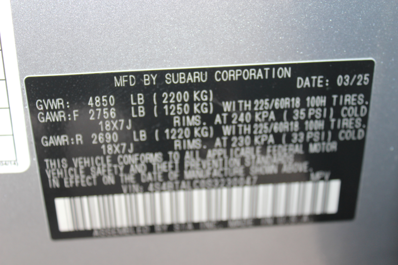 Subaru Outback Onyx Edition 2025