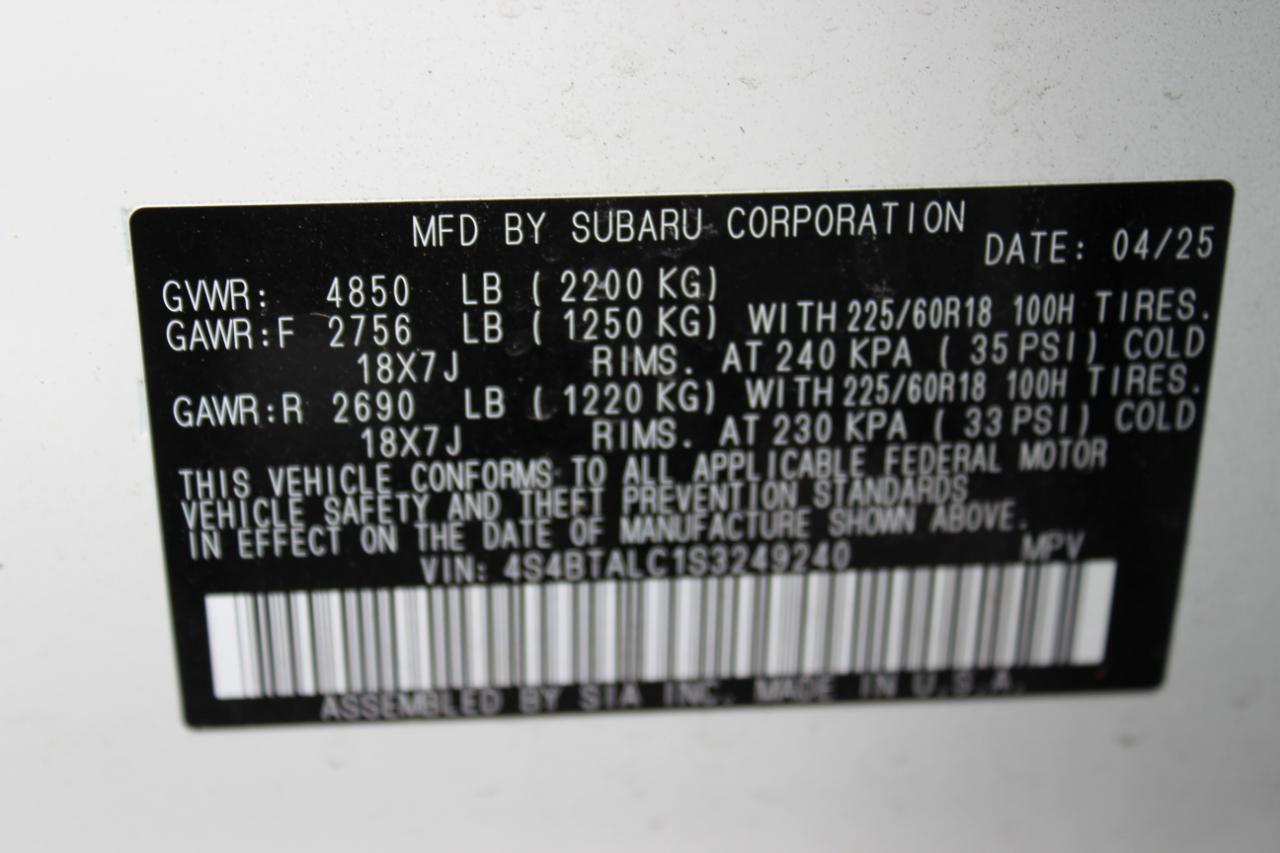 Subaru Outback Onyx Edition 2025