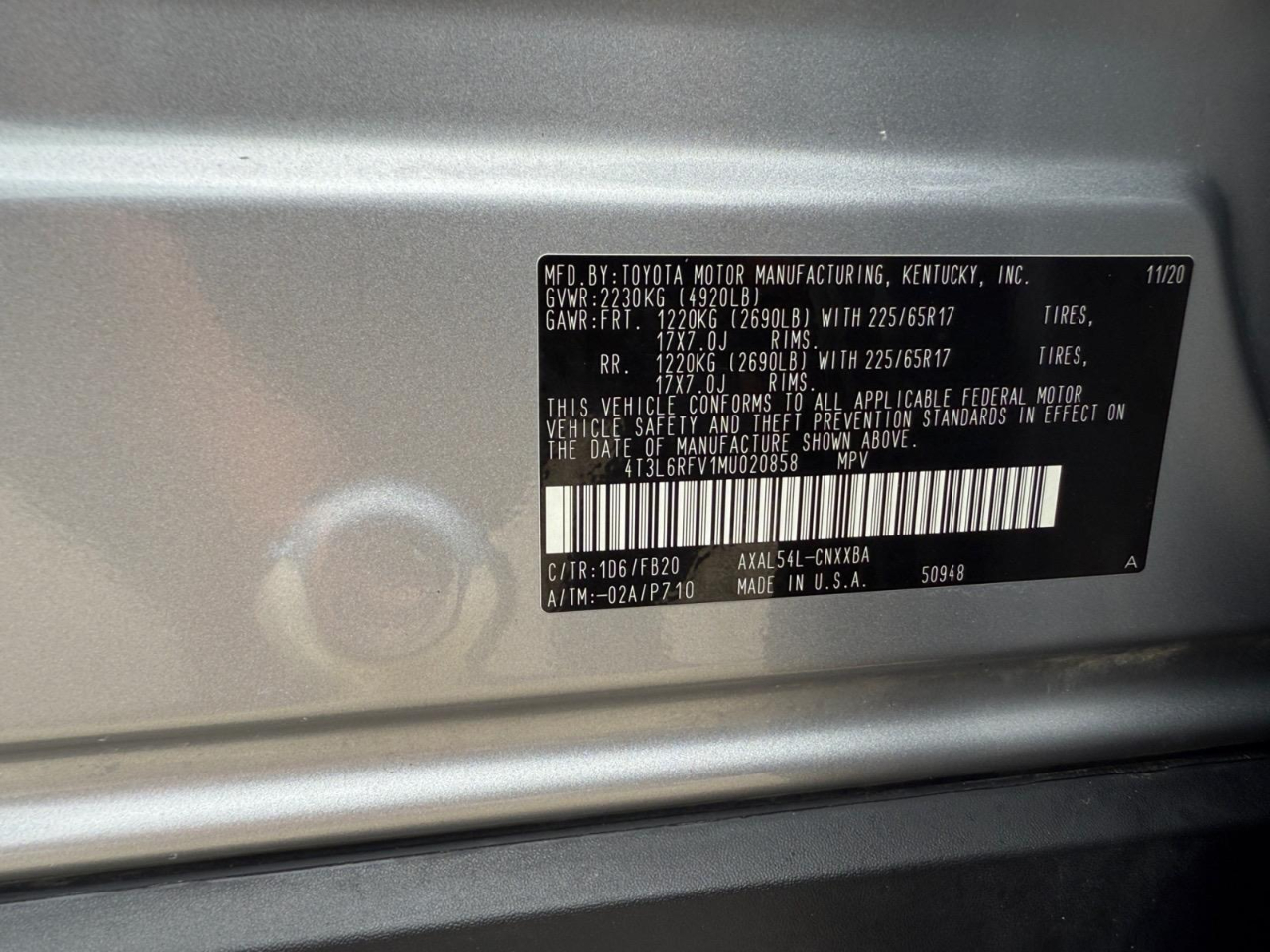 Toyota RAV4 Hybrid LE 2021 Toyota RAV4 Hybrid LE 2021