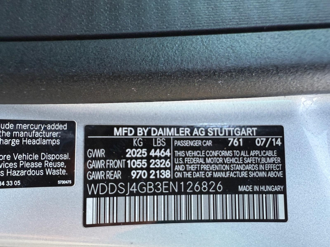 Mercedes-Benz CLA-Class CLA250 4MATIC 2014 Mercedes-Benz CLA-Class CLA250 4MATIC 2014