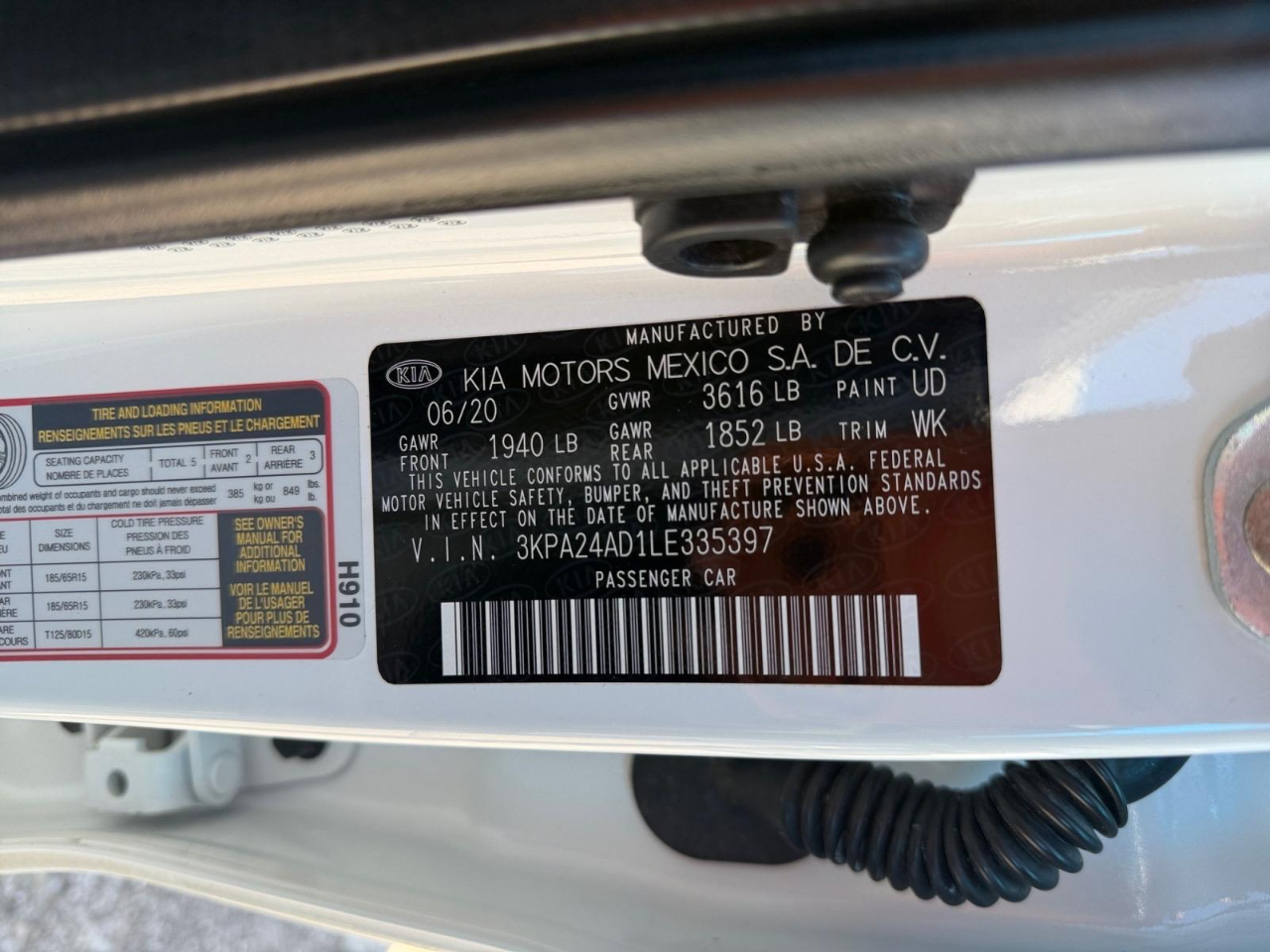 Kia Rio LX 2020 Kia Rio LX 2020