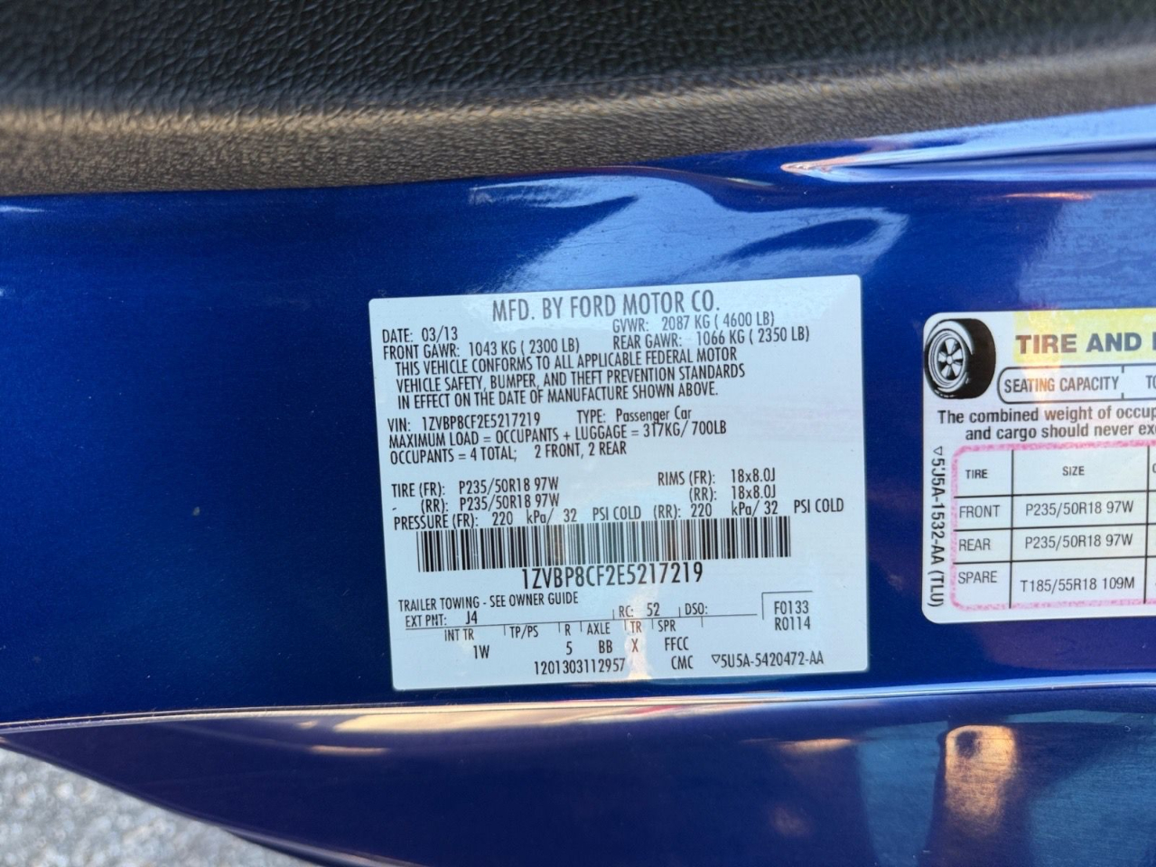 Ford Mustang GT Coupe 2014