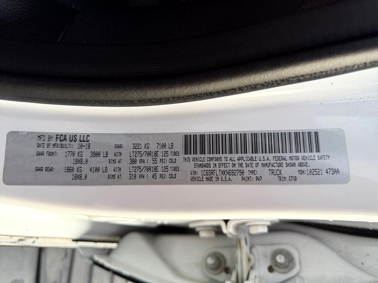 RAM 1500 Rebel Crew Cab SB 4WD 2019