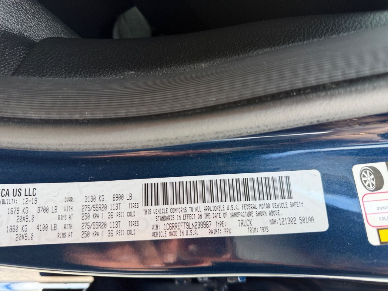 RAM 1500 Big Horn Crew Cab SWB 2WD 2020