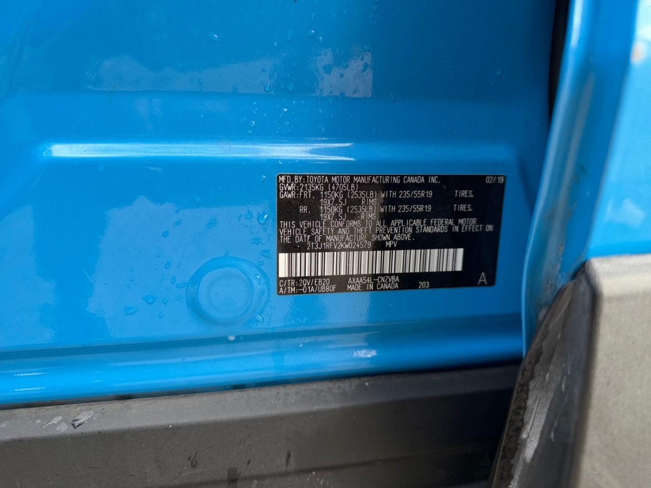 Toyota RAV4 Adventure AWD 2019