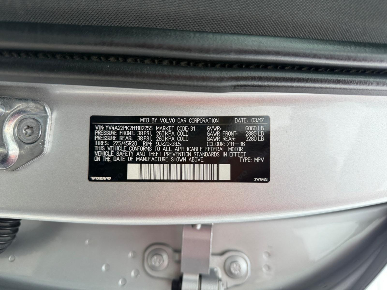 Volvo XC90 T6 Momentum AWD 2017