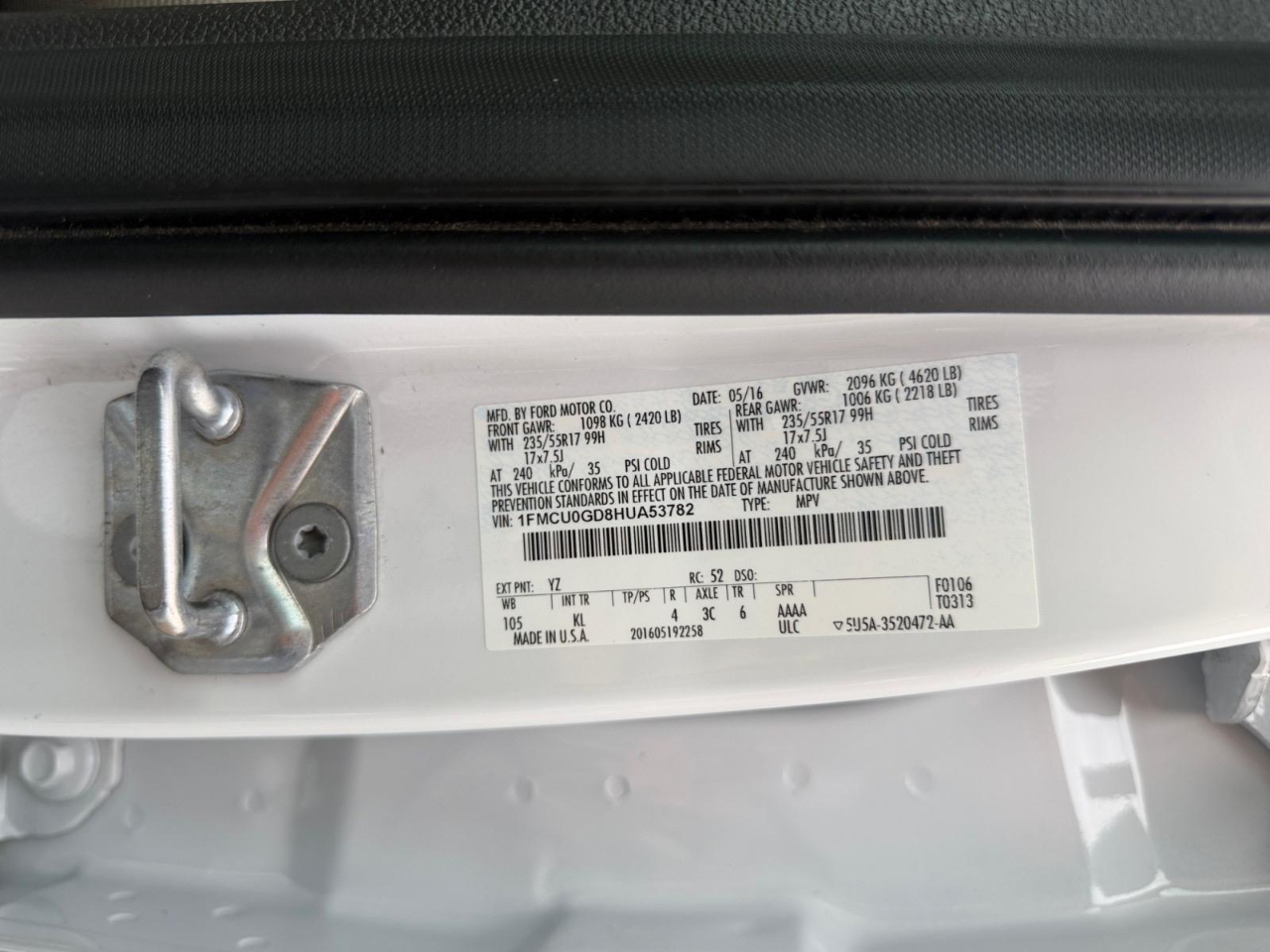 Ford Escape SE FWD 2017