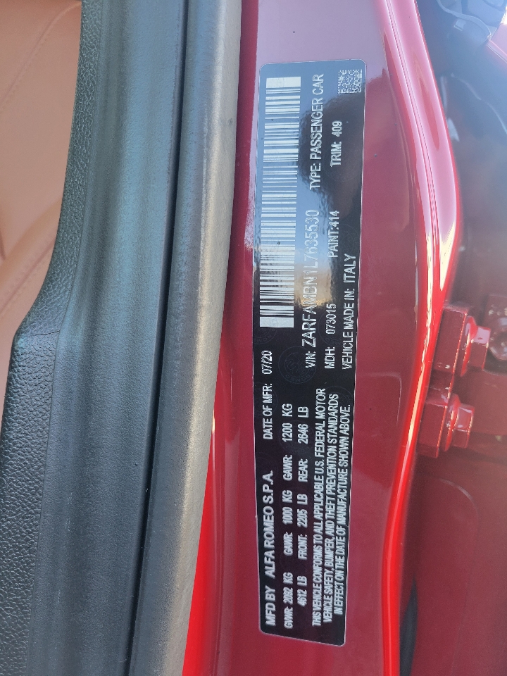 Alfa Romeo Giulia Ti RWD 2020