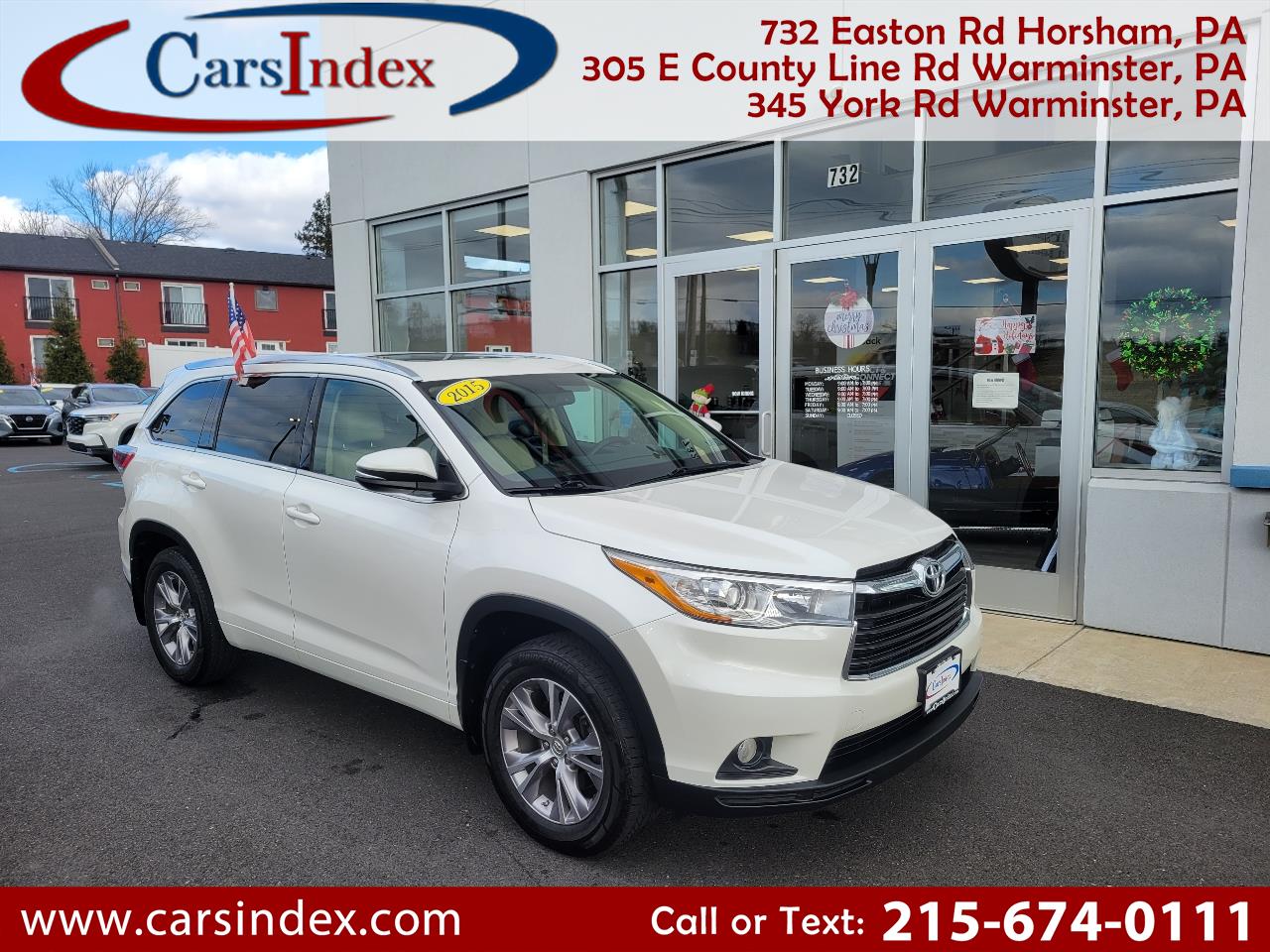 2015 Toyota Highlander AWD 4dr V6 XLE (Natl)