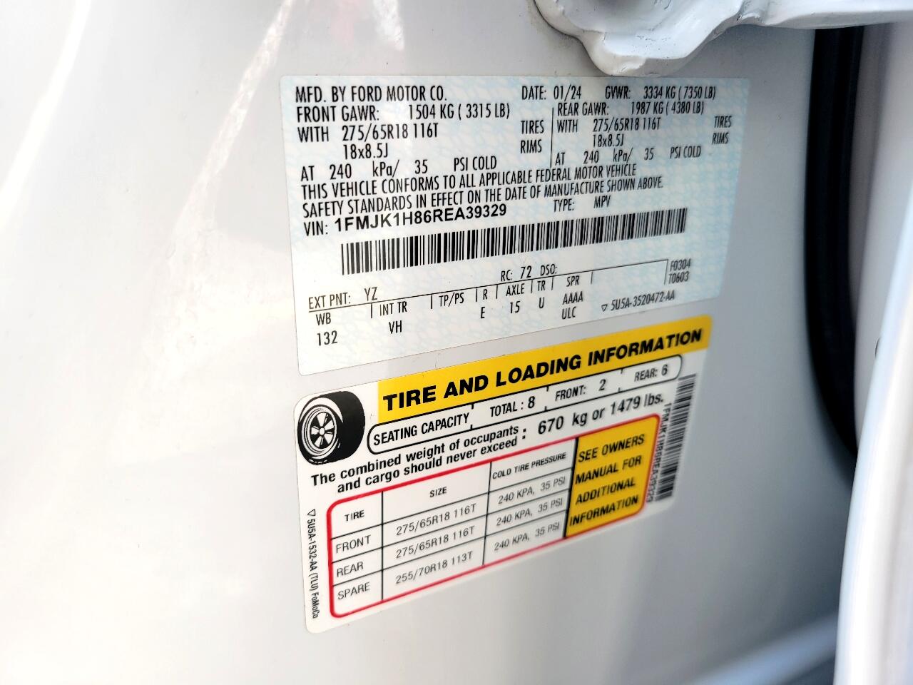 Ford Expedition Max XLT 4x2 2024