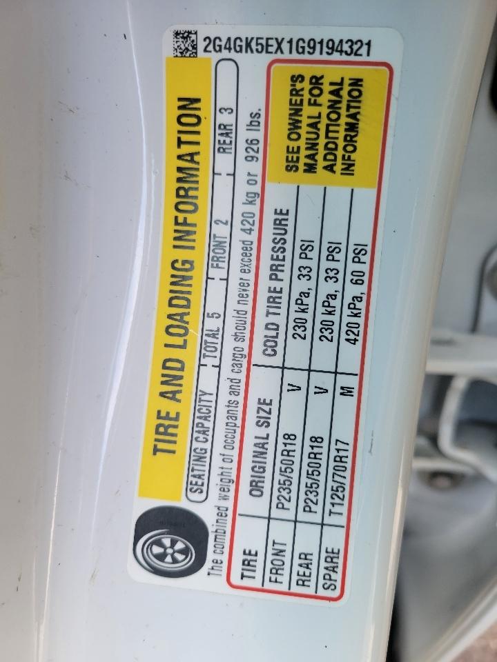 Buick Regal 4dr Sdn Turbo FWD 2016