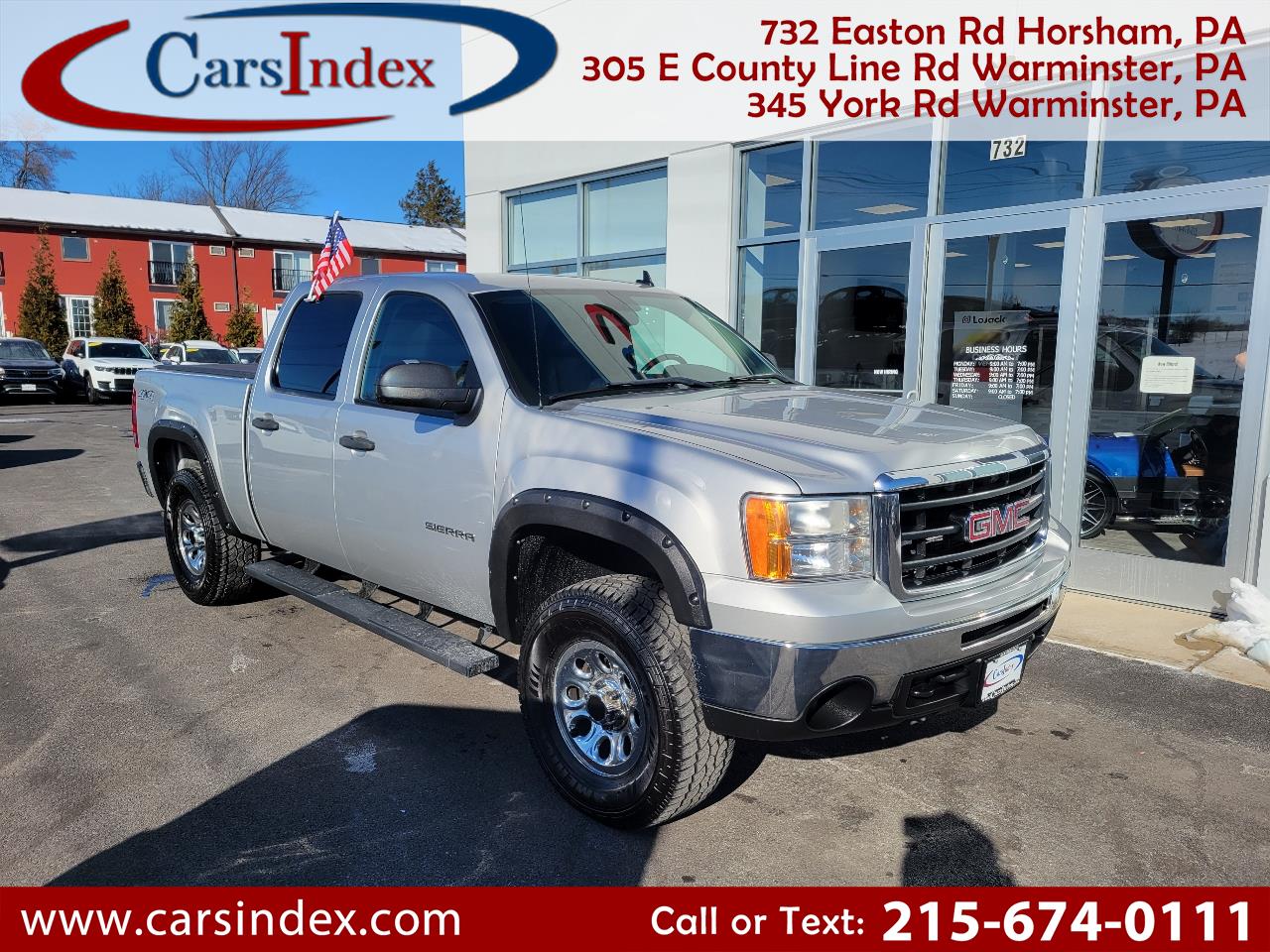 2010 GMC Sierra 1500 4WD Crew Cab 143.5" SLE