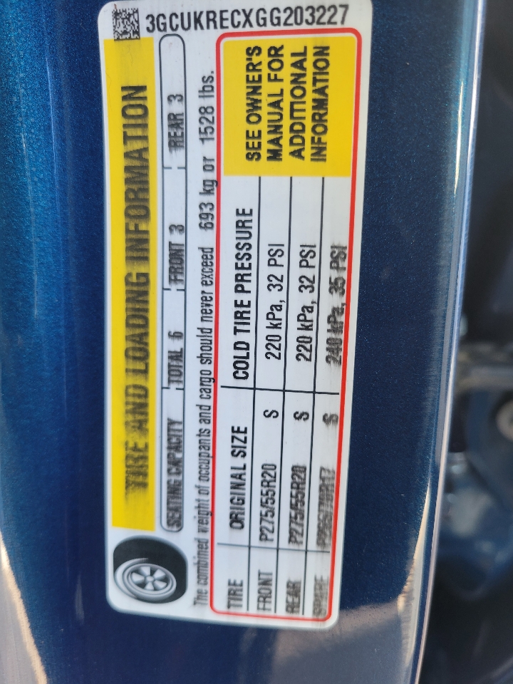 Chevrolet Silverado 1500 4WD Crew Cab 153.0" LT w/2LT 2016