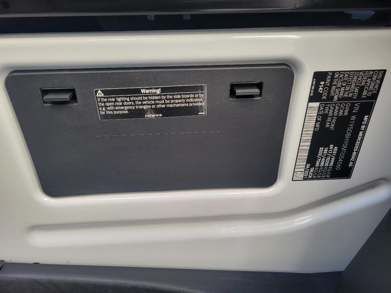 Mercedes-Benz Sprinter Cargo Van 3500 High Roof I4 144" RWD 2021