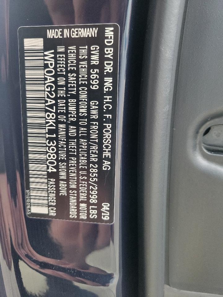 Porsche Panamera GTS AWD 2019