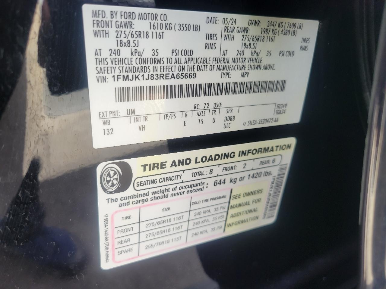 Ford Expedition Max XLT 4x4 2024