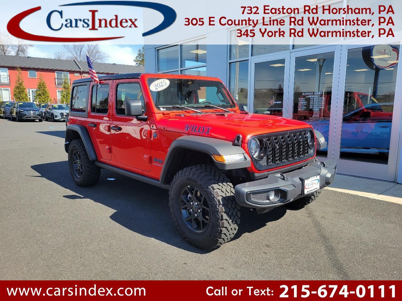2025 Jeep Wrangler 4xe Willys 4x4