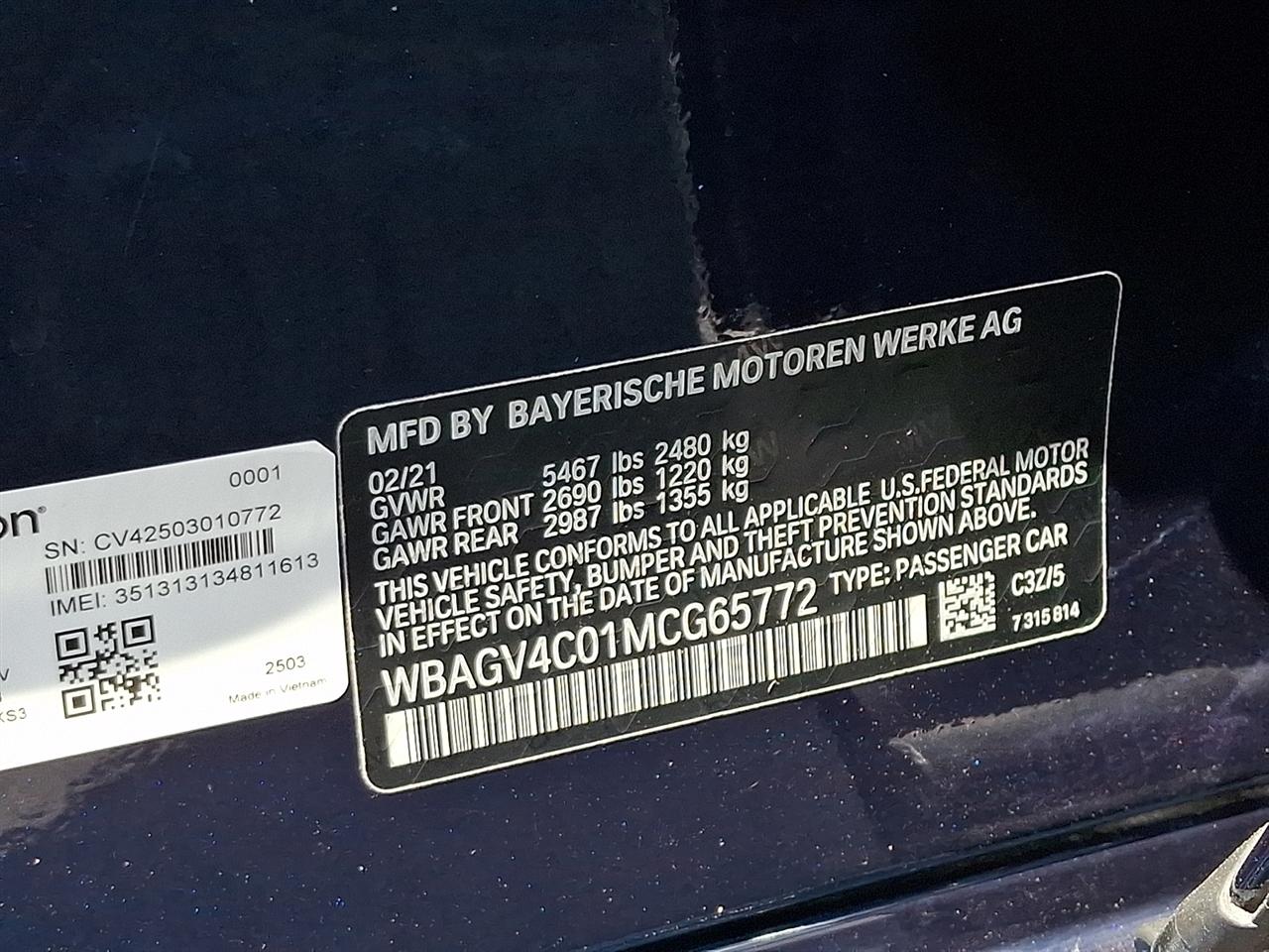 BMW 8 Series 840i xDrive Gran Coupe 2021