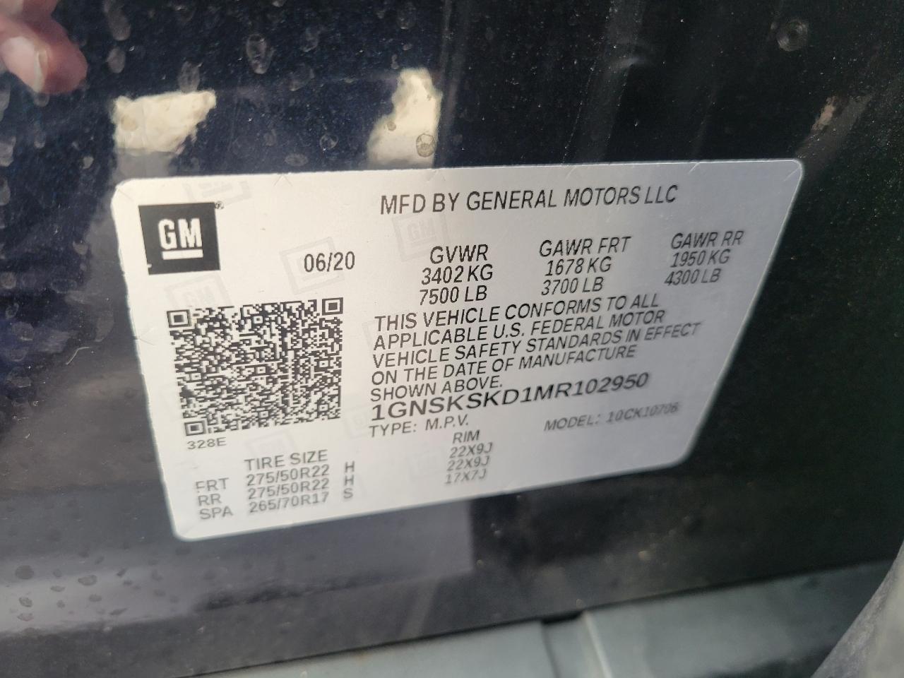 Chevrolet Tahoe 4WD 4dr Premier 2021