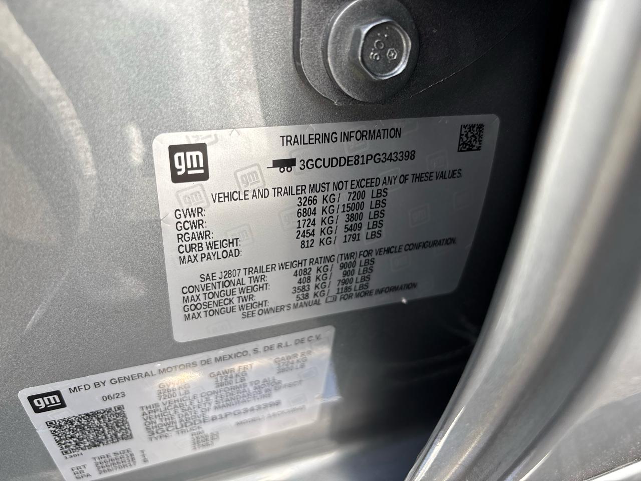 Chevrolet Silverado 1500 LT Z71 Crew Cab 4WD 2023