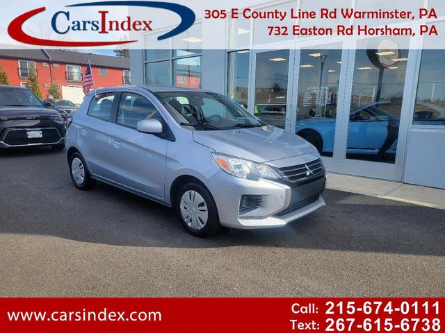 Silver 2022 Mitsubishi Mirage ES FWD Hatchback Front-Wheel Drive Continuously Variable Transmission
