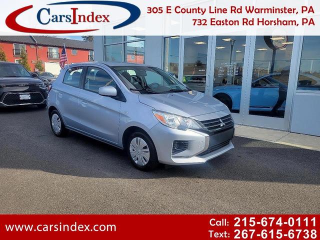 Silver 2022 Mitsubishi Mirage ES FWD Hatchback Front-Wheel Drive Continuously Variable Transmission