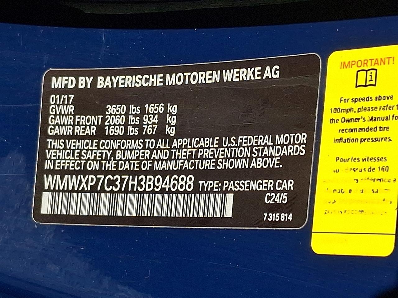MINI Hardtop 2 Door Cooper S FWD 2017