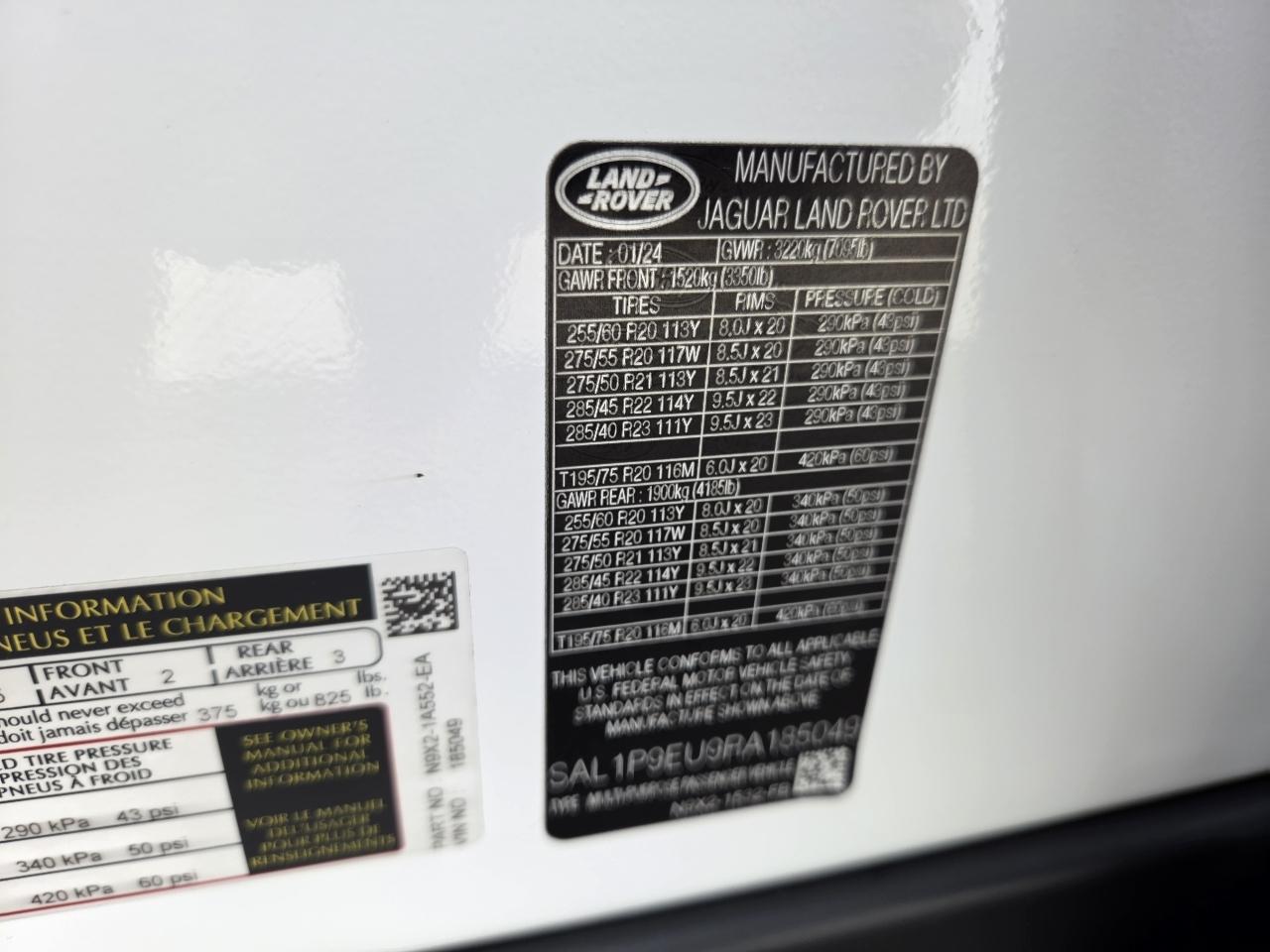 Land Rover Range Rover Sport P360 SE 2024