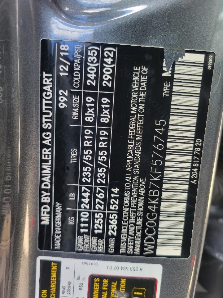 Mercedes-Benz GLC  2019