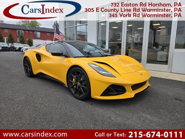 Yellow 2024 Lotus Emira I4 First Edition RWD Coupe Rear-Wheel Drive Automatic