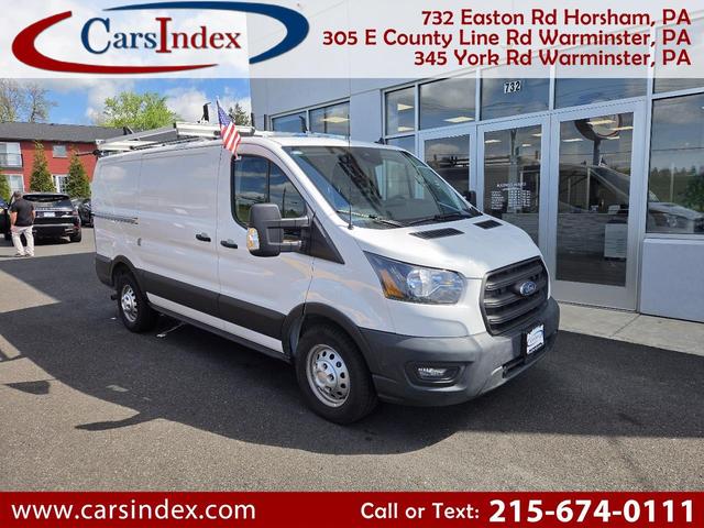 White 2025 Ford Transit Cargo 250 Low Roof AWD Van All-Wheel Drive Automatic