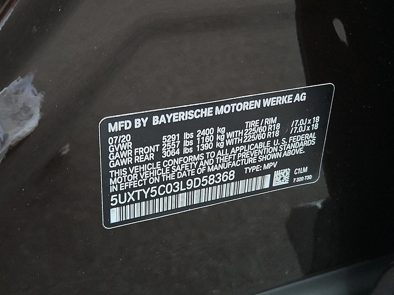BMW X3 xDrive30i Sports Activity Vehicle 2020