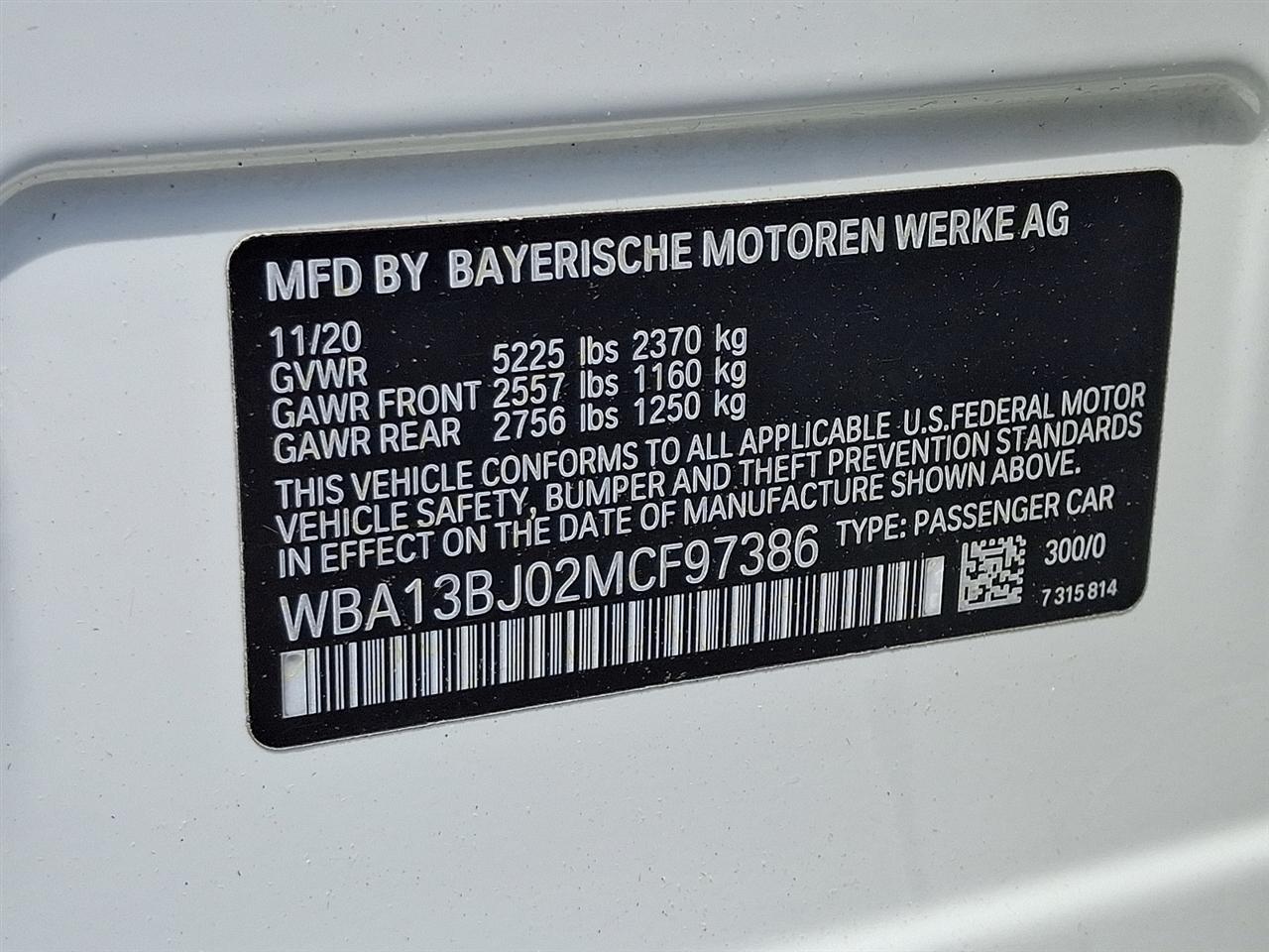 BMW 5 Series 530i xDrive Sedan 2021