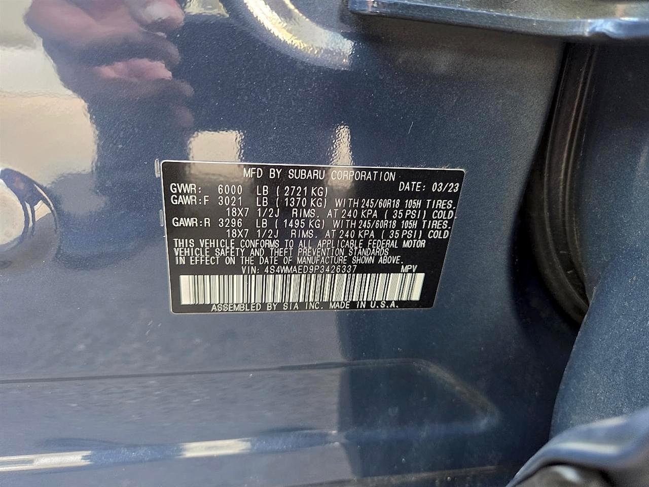 Subaru Ascent Premium 7-Passenger 2023