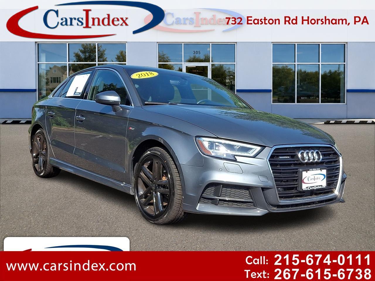 2018 Audi A3 Sedan 2.0 TFSI Premium Plus quattro AWD