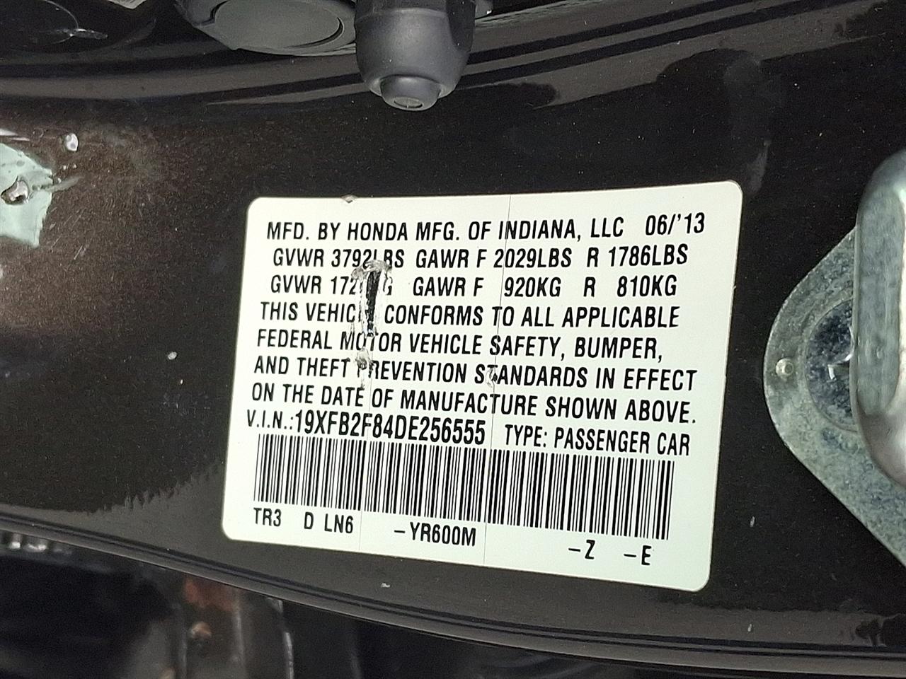 Honda Civic Sdn 4dr Auto EX 2013