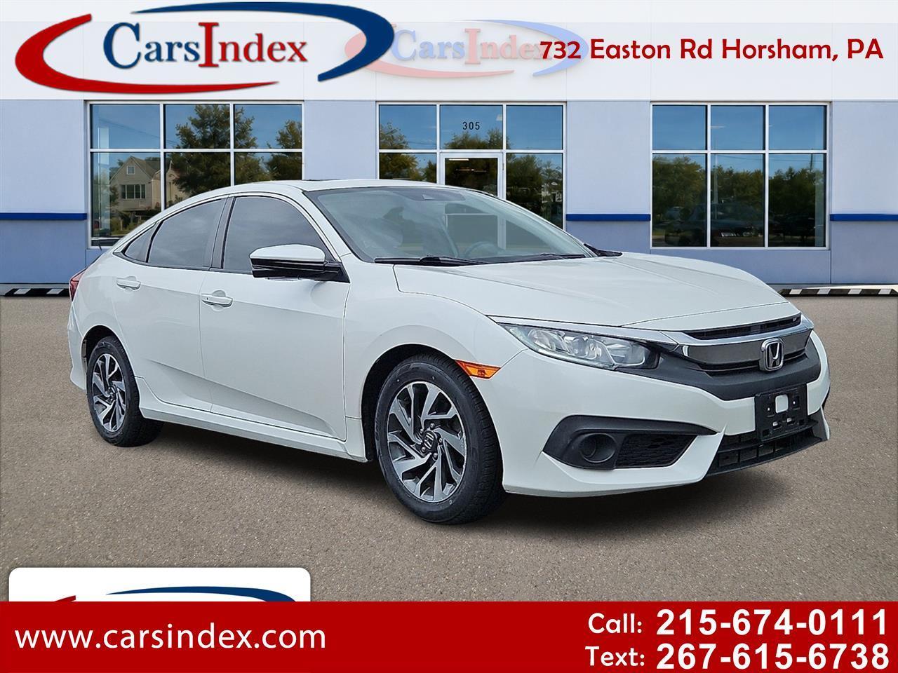 2016 Honda Civic Sedan 4dr CVT EX w/Honda Sensing