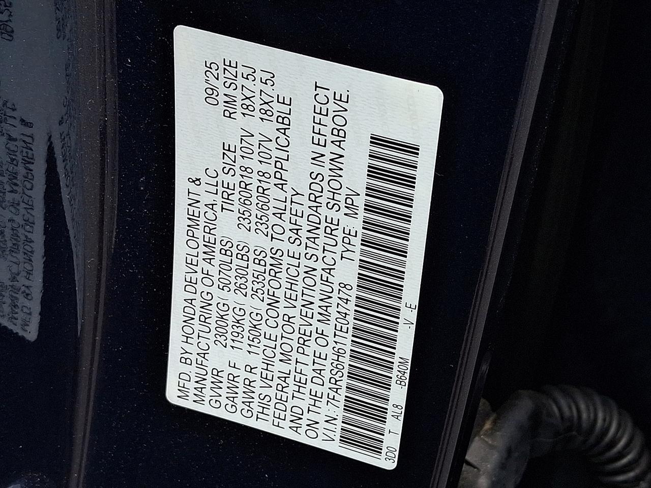 Honda CR-V Hybrid TrailSport AWD 2026