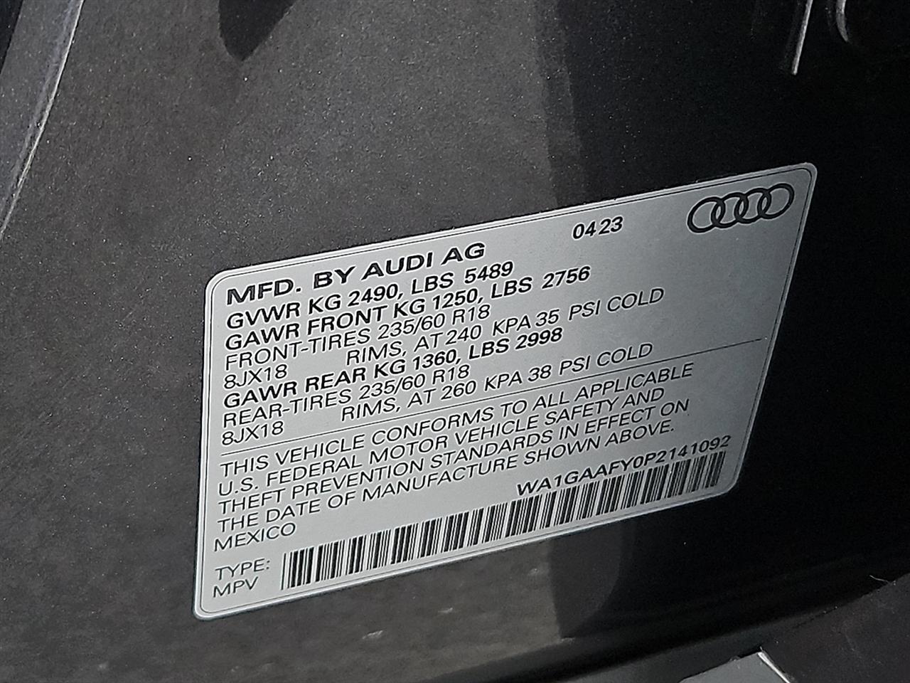 Audi Q5 S line Premium 45 TFSI quattro 2023