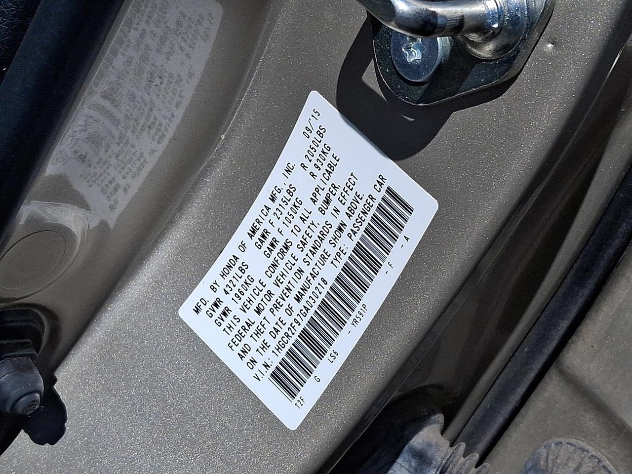 Honda Accord Sedan 4dr I4 CVT EX-L w/Navi & Honda Sensing 2016